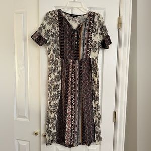 Roolee Midi Floral Dress